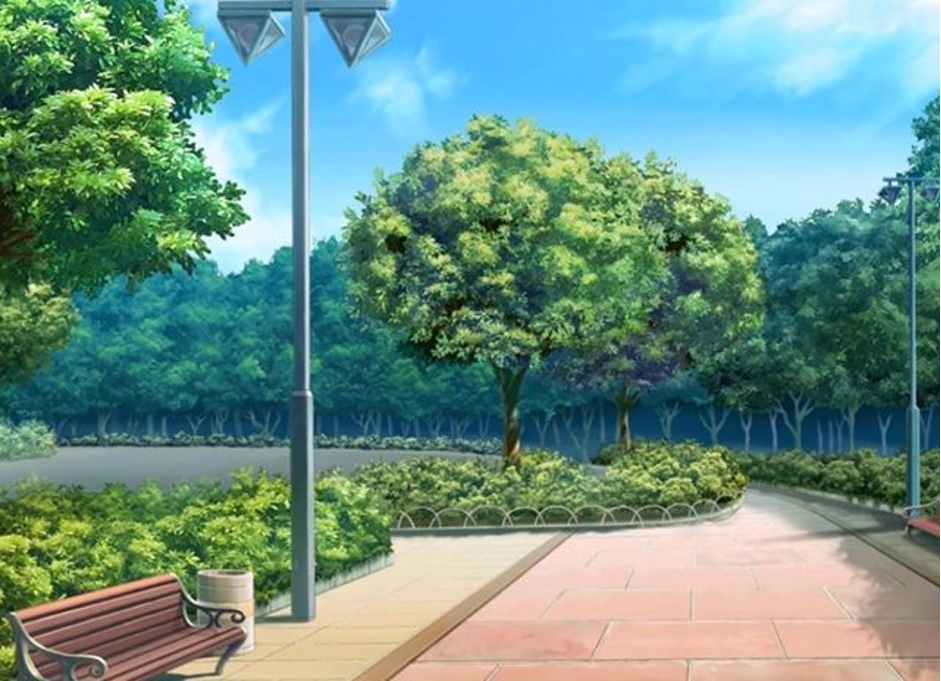 background anime taman